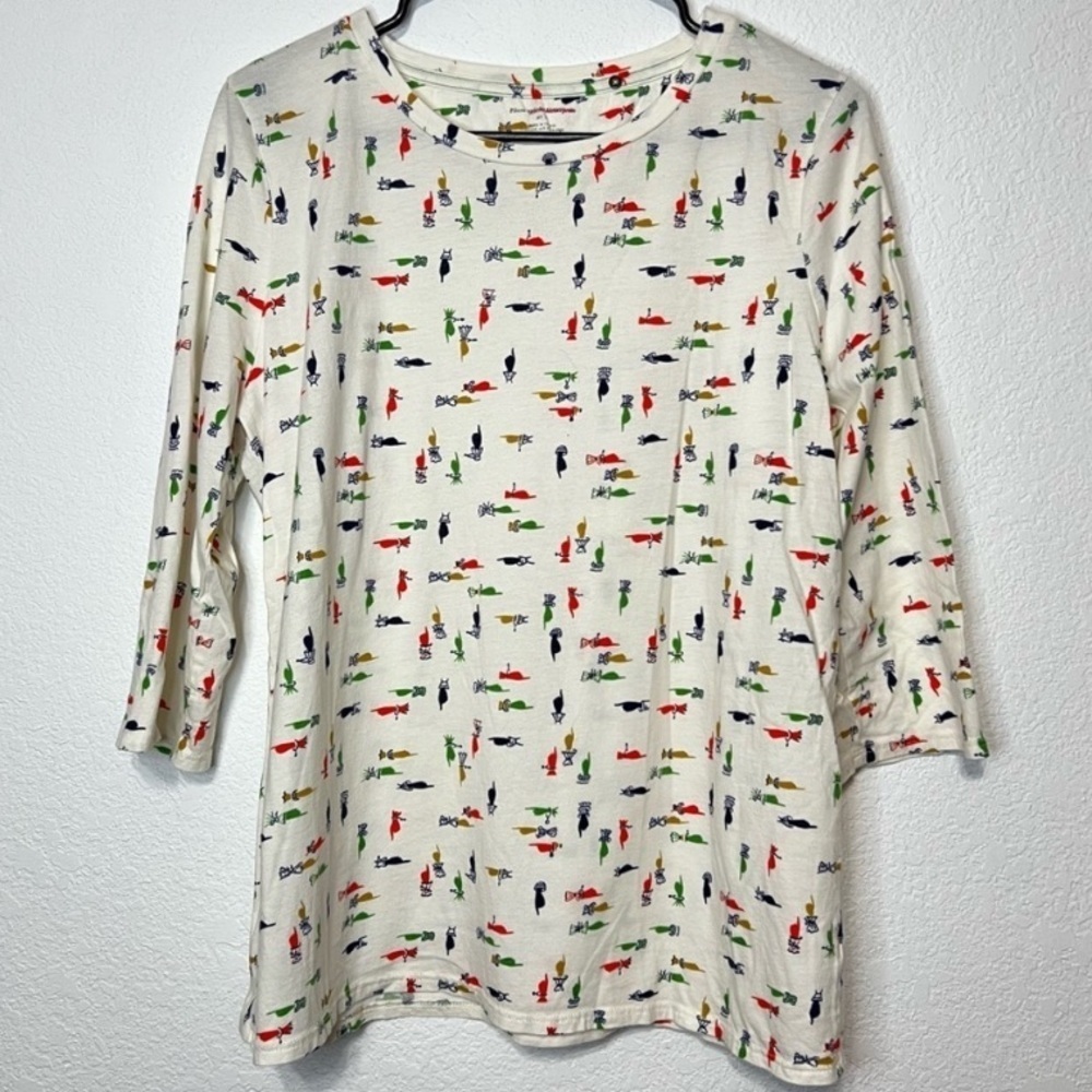 Anthropologie Pilcro & The Letter Press Helping Hands Shirt. Sz XL